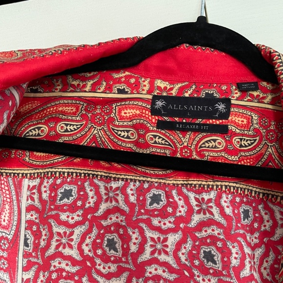 Allsaints Sinaloa SS Shirt - Size Large - Picture 8 of 11